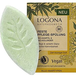 Logona Haarverzorging Conditioner biologische hennepolie & biologische vlierbesVerzorgende conditioner bar