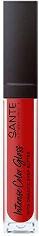 Sante - Intense Color Gloss - Lipgloss - Daring Red - Gerecycled Kunststof