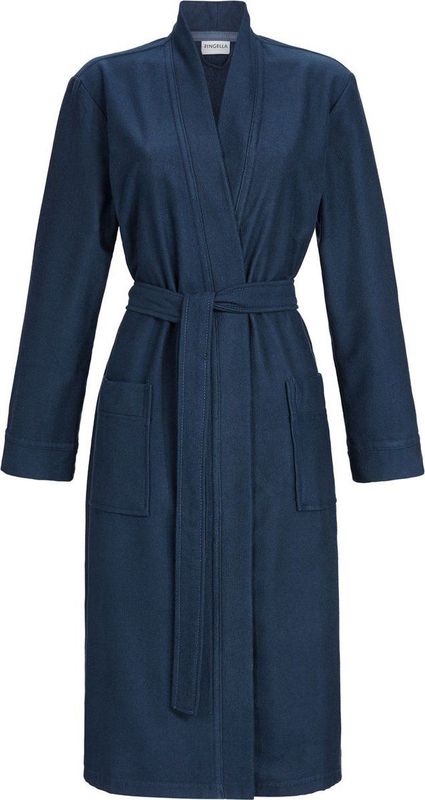 Ringella - Badjas - Nacht-schaduwblauw - Uniseks - Badstof