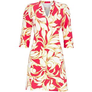 Nachthemd abstracte bloemen fuchsia - Roze - Maat - 36