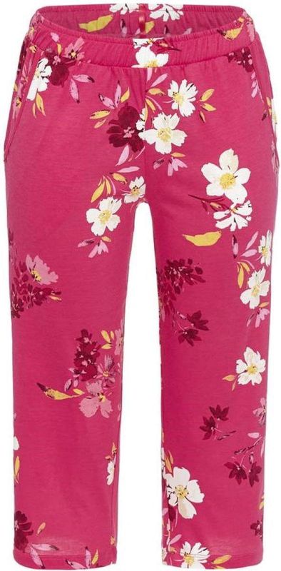 Fuchsia gebloemde driekwartbroek Ringella - Roze - Maat - 40