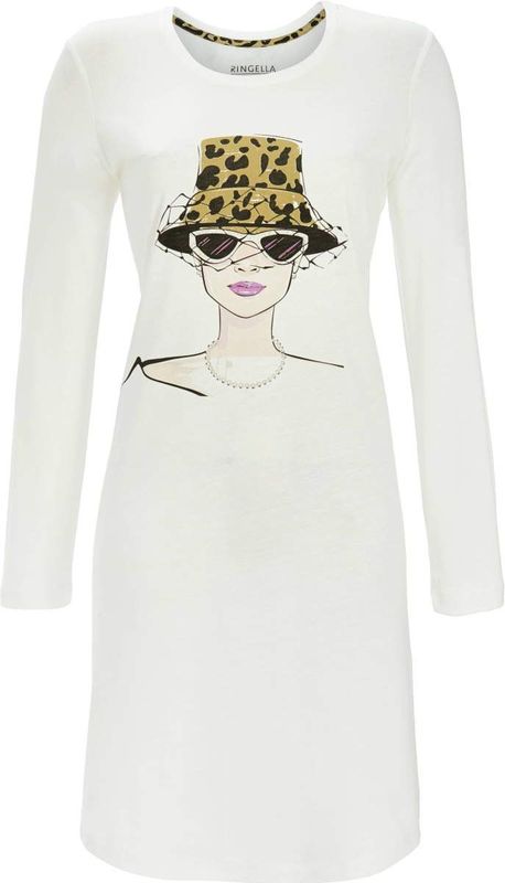 Ringella - Eyecatcher 5511001 - Dames Nachthemd - Champagner