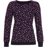 Ringella - Bloomy - Pyjamashirt - Paars - Panterprint