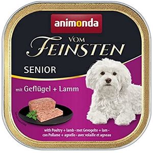 animonda Vom Feinsten Senior Nat hondenvoer vanaf 7 jaar met gevogelte + lam 22 x 150 g