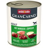 Sparpaket animonda GranCarno Original 12 x 800 g - Hirsch & Äpfel