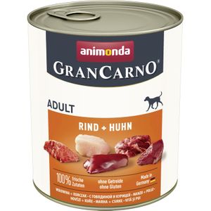 Animonda - GranCarno Adult Rind + Huhn 800 g Hundefutter Nassfutter