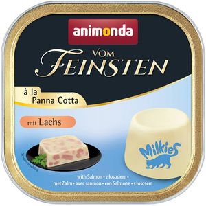 32x100g Zalm Adult à la Panna Cotta Animonda Vom Feinsten Kattenvoer