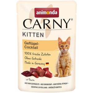Animonda Cat Carny Kitten portiezakje 12x85g - Gevogelte cocktail