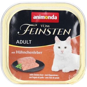 Animonda Vom Feinsten mit Hühnchenleber für Katzen 100 g Futter