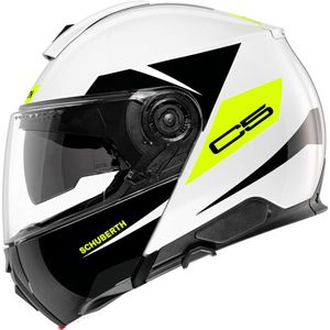 Schuberth C5 - Systeemhelm - Wit Geel