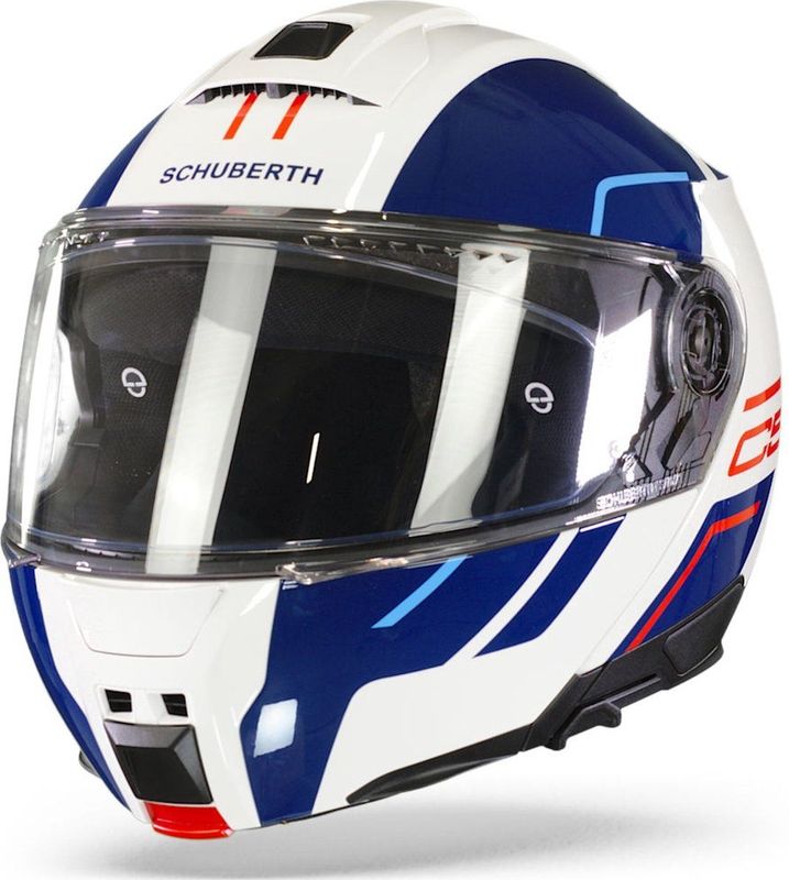 Schuberth - C5 Master - Systeemhelm - Wit Blauw