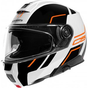 Schuberth - C5 Master - Systeemhelm - Wit - Oranje