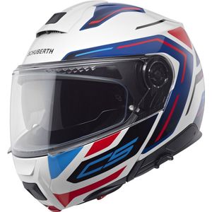 Schuberth - C5 Omega - Systeemhelm - Wit Rood Blauw