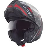 Schuberth C5 Omega - Systeemhelm - Antraciet Zwart Rood - Comfortabel en Veilig