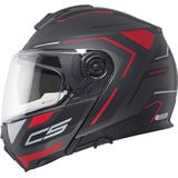Schuberth C5 Omega - Systeemhelm - Antraciet Zwart Rood - Comfortabel en Veilig