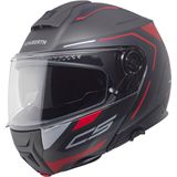 Schuberth C5 Omega - Systeemhelm - Antraciet Zwart Rood - Comfortabel en Veilig
