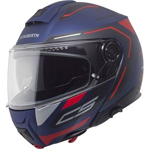 Schuberth - C5 - Systeemhelm - Blauw Rood - Glasvezel/Fiber Mix