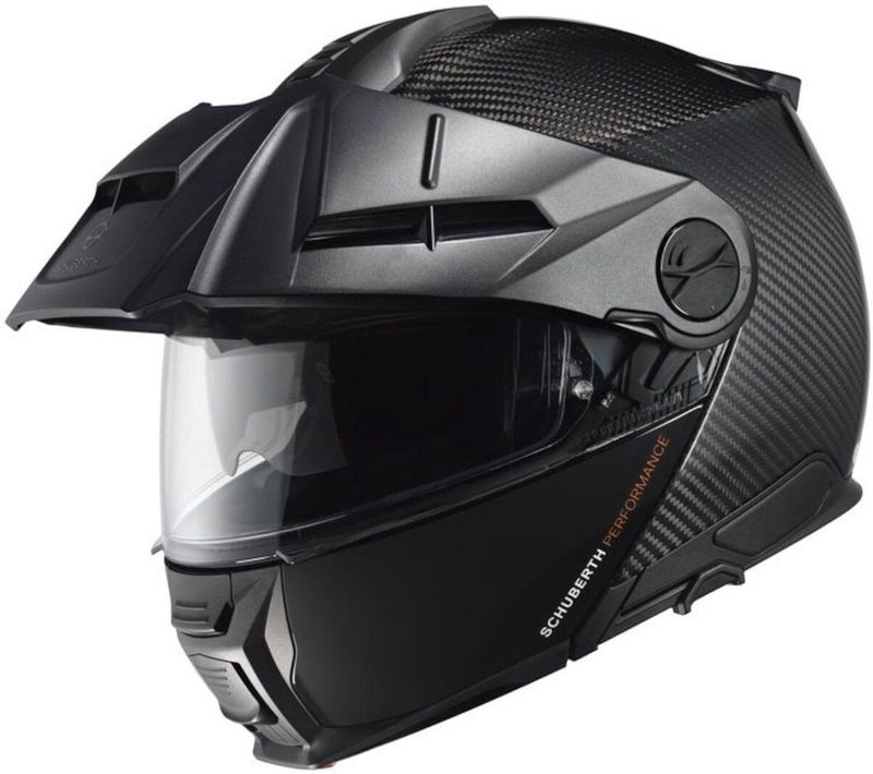 Schuberth E2 - Glossy Carbon - Systeemhelm - Zwart