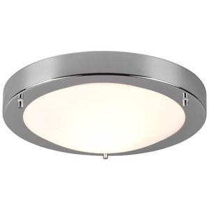 Trio Leuchten Plafondlamp 6801011-06 Condus, metaal chroomkleurig, glas opaal mat wit, excl. 1 x E27