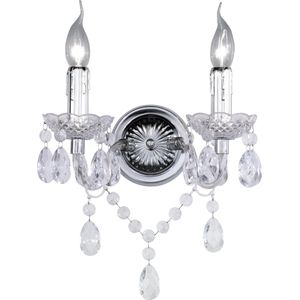 Trio WandlampeLuster mit Kristall - R25072000