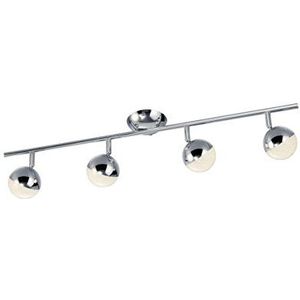 Trio Leuchten LED bar Chris 878310406, chroom, acryl met kristaleffect, 4 x 3,8 watt