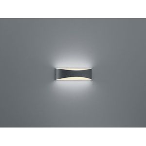 Trio Leuchten Konda 228560242 LED wandlamp 9 W, 5,9 x 23 x 7,2 cm, aluminium antraciet / kunststof wit
