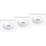 Trio - Jura - Inbouwspot - Wit mat - excl. 3x GU10 3W