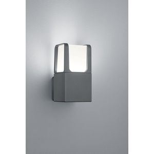 Trio Leuchten 222160142 Ebro A+, led-wandlamp, aluminium, 6 watt, geïntegreerd, antraciet, 14,4 x 10 x 20 cm