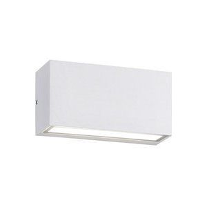 TRIO TRENT - Wandlamp - Wit mat - incl. 1x SMD 9W - Buitenverlichting - IP65