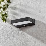TRIO CUANDO - Wandlamp - Antraciet - incl. 1x SMD 11W - Bewegingssensor - Buitenverlichting - IP54