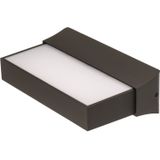 TRIO CUANDO - Wandlamp - Antraciet - incl. 1x SMD 11W - Bewegingssensor - Buitenverlichting - IP54