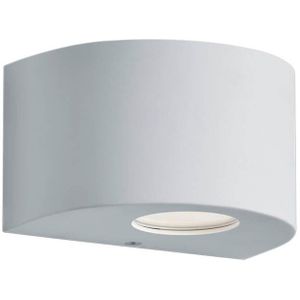 Reality Leuchten Ronde LED buitenwandlamp Rosario, wit