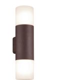 Wandlamp buiten | Up & Down | E27 | Hoosic | IP44 | Roestkleur | Trio