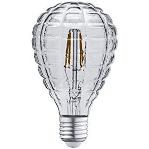 Trio Leuchten LED glas filament lampen, glas rookkleurig, E27 fitting, 4 Watt, 3000 Kelvin, 140 lumen, 903-454