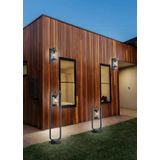 Trio Leuchten Buitenverlichting Sambesi 504160142, gegoten aluminium zwart mat, acryl helder, excl. 1 x E27