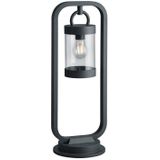 Trio Leuchten Buitenverlichting Sambesi 504160142, gegoten aluminium zwart mat, acryl helder, excl. 1 x E27