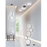 TRIO Leuchten LED Stehlampe Rondo, Dimmfunktion, LED fest integriert, Warmweiß, Stehleuchte mit Fussschalter integrierter Dimmer Höhe 115cm warmweiß