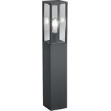 Trio Leuchten 401860142 buiten padverlichting Garonne, gegoten aluminium, antraciet, ex kl. 1x E27