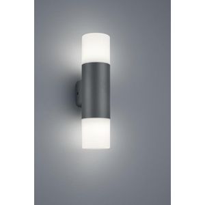 Wandlamp buiten | Up & Down | E27 | Hoosic | IP44 | Antraciet | Trio