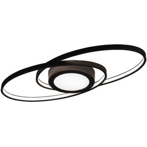 Design plafonniére antraciet incl. LED 3-staps dimbaar - Axy