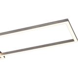 Trio - led Deckenleuchte irvine nickel matt Deckenlampe Lampe 105cm Fernbedienung