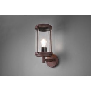 TRIO TANARO - Wandlamp - Roestkleur - excl. 1x E27 7W - Buitenverlichting - IP44