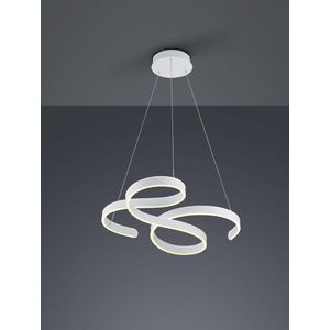 Trio Leuchten Francis 371310131 LED-hanglamp metaal met dimmer 52 W mat wit