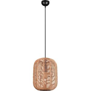 Trio Lighting Hanglamp Runa, sisalkap, 1-lamp Ø 35 cm