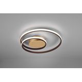 Trio Rostbraune DeckenlampeZibal Ø 39cm - R62911124
