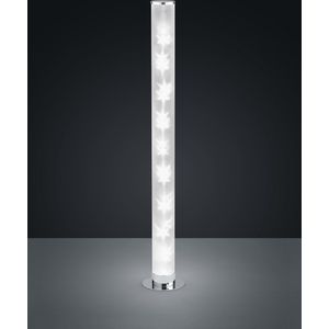 Reality Leuchten Rico R42811001 LED staande lamp kunststof wit chroom met LED RGB 4W met kleurverandering