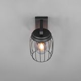 Trio Wandlamp buiten E27 | Tuela | Antraciet | IP44