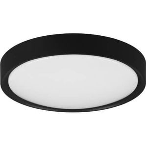 Led Deckenleuchte clarimo in Schwarz matt ø 33cm, IP44 - Badlampen