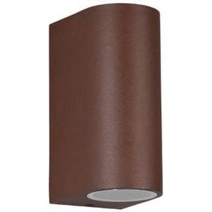 TRIO ROYA - Wandlamp - Roestkleur - excl. 2x GU10 4,9W - Buitenverlichting - IP44