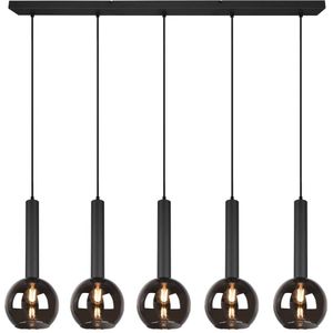 Trio Lighting Clayton hanglamp, 5-lamps uitvoering